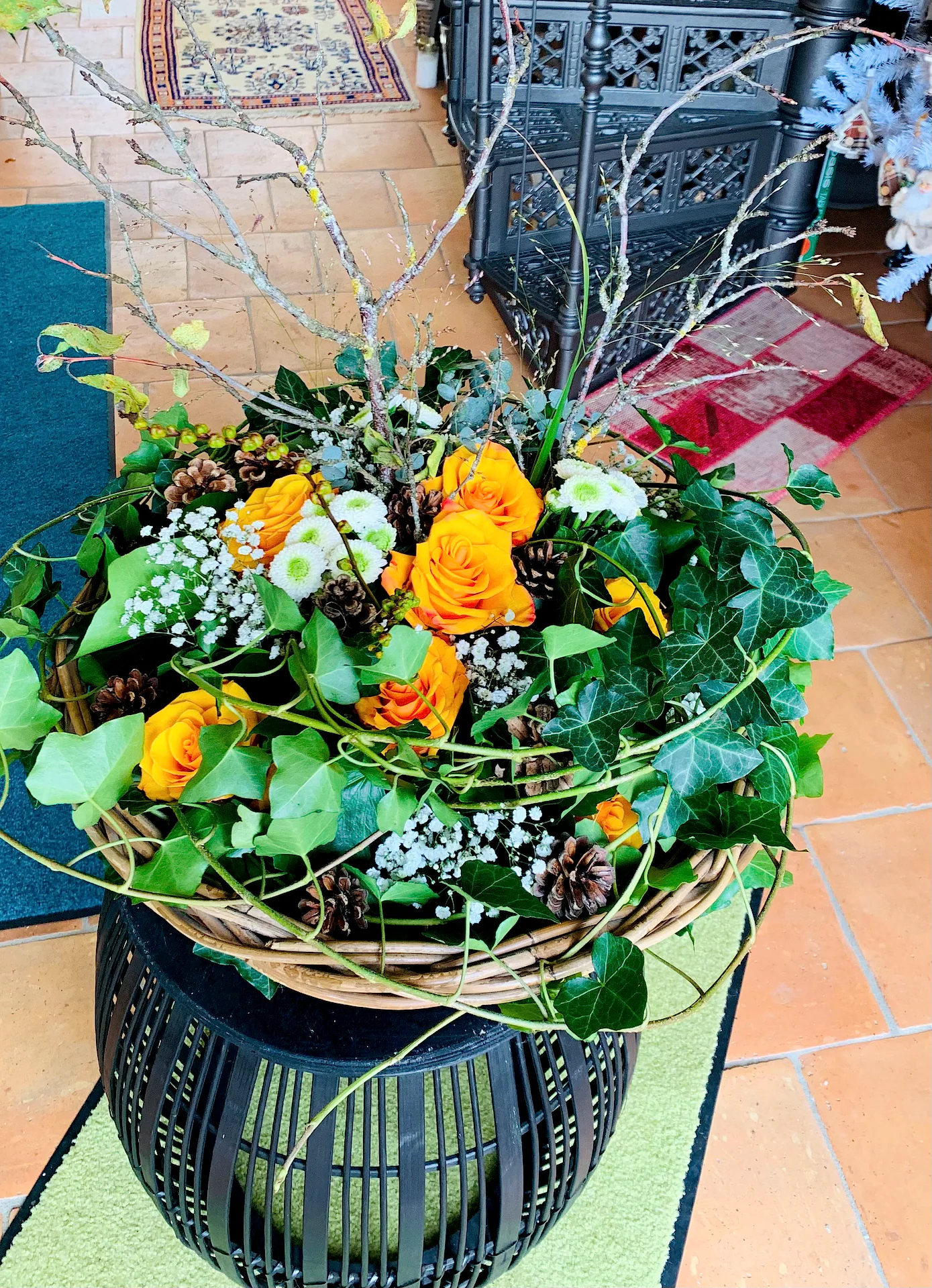 Handgebundener Strauss von Blumen am Lindenweg (Bild 4)